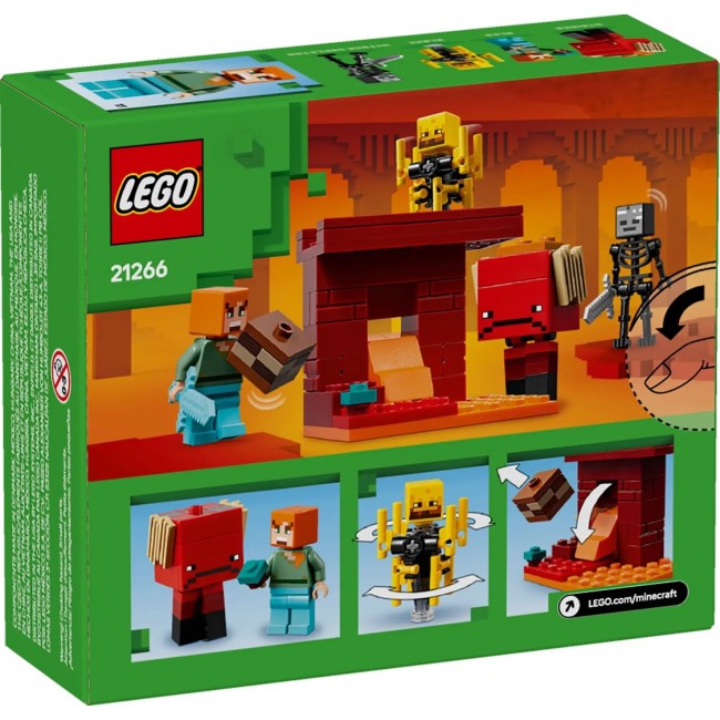 LEGO MINECRAFT 21266 The Nether Lava Battle