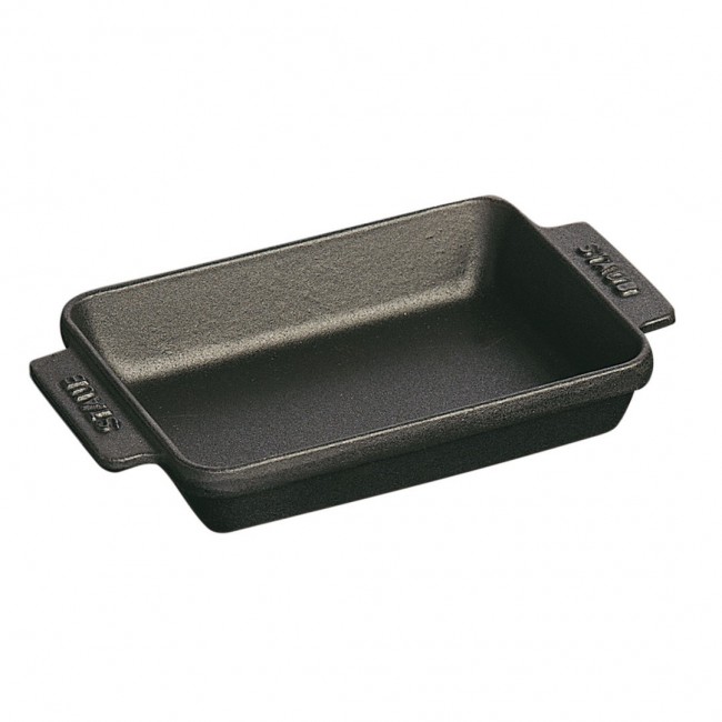 STAUB Rectangular Mini Baking Tray 250 ml, Black STAUB Rectangular Mini Baking Tray 250 ml, Black