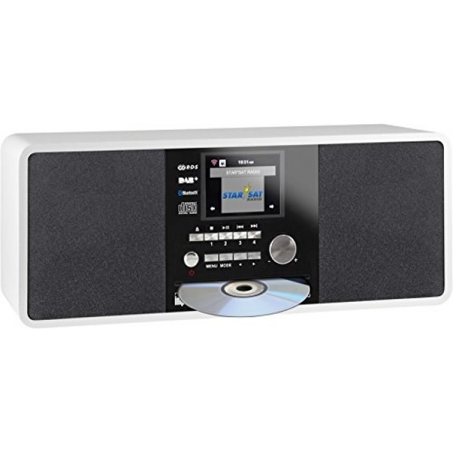 Imperial DABMAN i200 CD Digital 20 W DAB+, FM, UKW Black, White MP3 playback