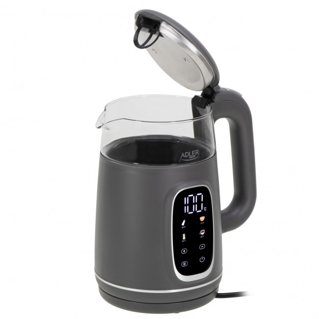 ADLER AD 1305 electric kettle grey silver ADLER AD 1305 electric kettle grey silver
