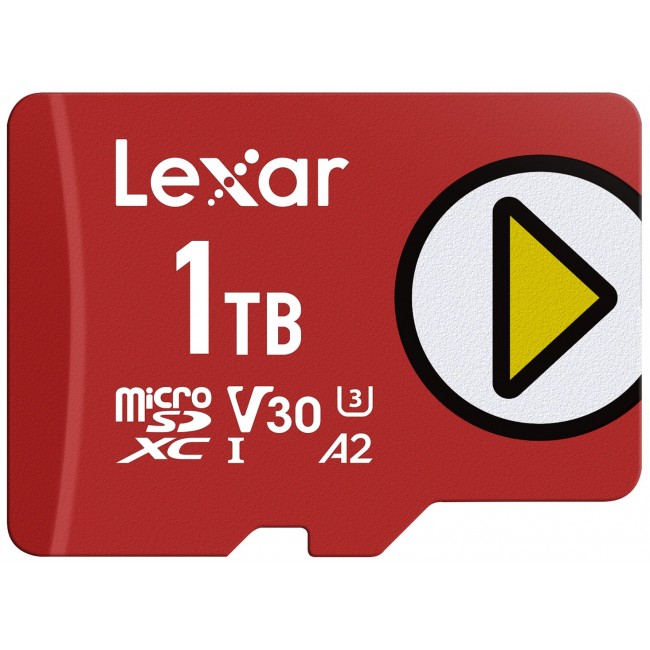 Lexar LMSPLAY001T-BNSNG memory card 1 TB MicroSDXC UHS-I Class 10 Lexar LMSPLAY001T-BNSNG memory card 1 TB MicroSDXC UHS-I Class 10