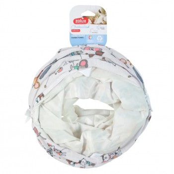 ZOLUX Chatouille Tunnel Cats and Mice Pattern - cat toy - 130cm