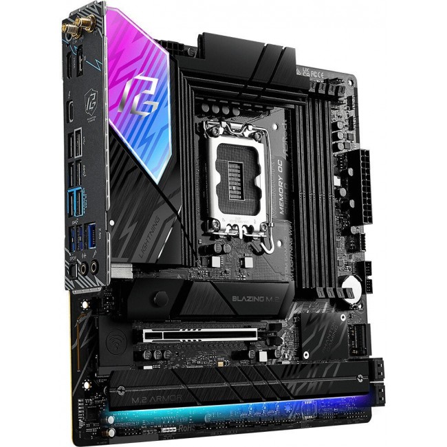 Asrock B860M Lightning WiFi Intel B860 LGA 1851 (Socket V1) micro ATX