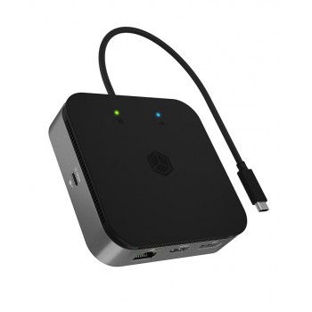 ICY BOX 7-in-1 USB4 DockingStation with dual video output
