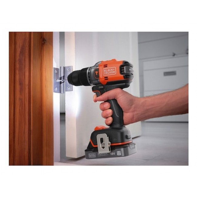 Black & Decker BLD683XN-XJ drill 1800 RPM 1 kg Black, Orange