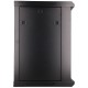 Extralink Rackmount cabinet 12U 600x450 Black wall mounted