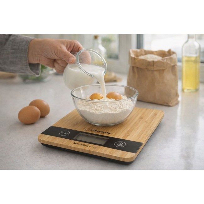 Esperanza EKS005 Electronic kitchen scale Bambus Tabletop Rectangle