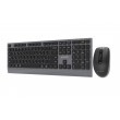 Gembird KBS-WPS-02-CYRL Dual-mode slim wireless desktop set, 2.4G+BT, RU layout