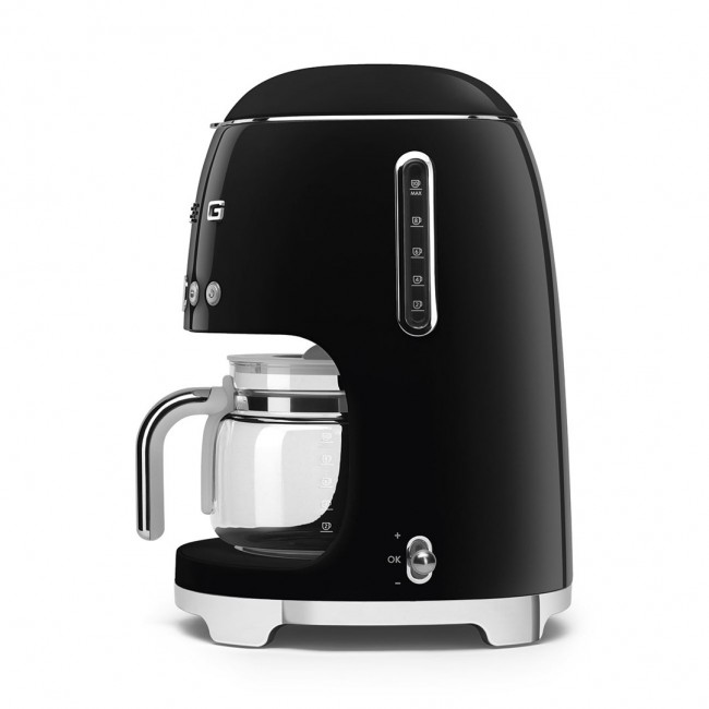 Smeg 50's Style Drip Filter Coffee Machine DCF02BLEU Black
