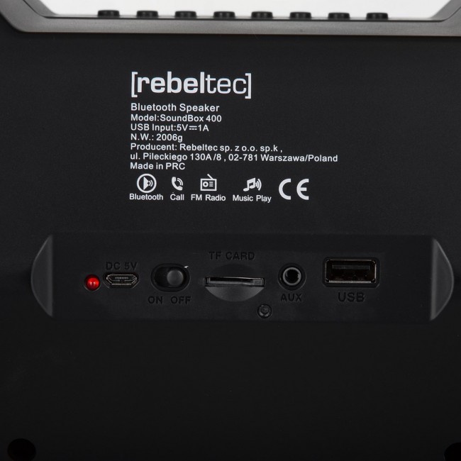 G o nik Bluetooth/FM/USB Rebeltec SoundBox 400