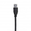 Lanberg CA-USBA-30CU-0010-BK USB cable 1m 3.0 USB A Black Lanberg CA-USBA-30CU-0010-BK USB cable 1m 3.0 USB A Black