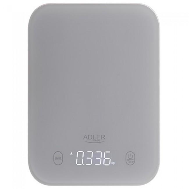 ADLER AD 3181 grey kitchen scale
