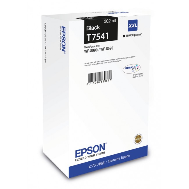 Epson WF-8090 / WF-8590 Ink Cartridge XXL Black Epson WF-8090 / WF-8590 Ink Cartridge XXL Black