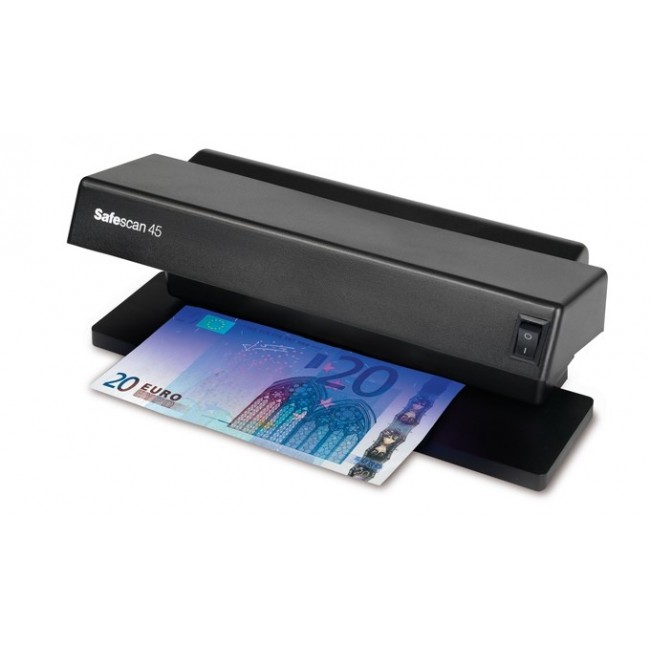 Safescan SAF45 counterfeit bill detector Black Safescan SAF45 counterfeit bill detector Black
