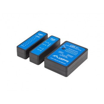 Lanberg NT-0404 network cable tester PoE tester Black, Blue