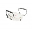 Raising toilet seat with foldable handrails AT51205 Raising toilet seat with foldable handrails AT51205