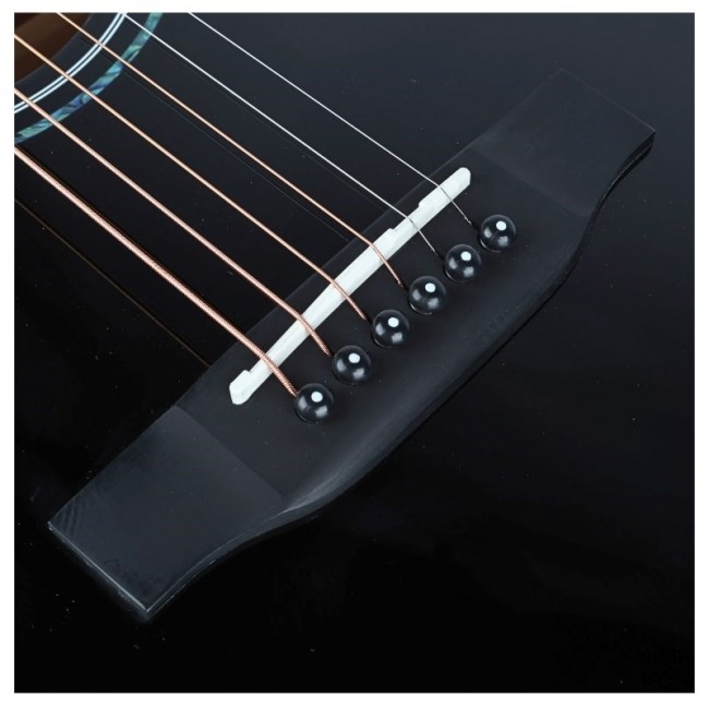 V-TONE VEAG1 CE BK - 4/4 electro-acoustic guitar, black