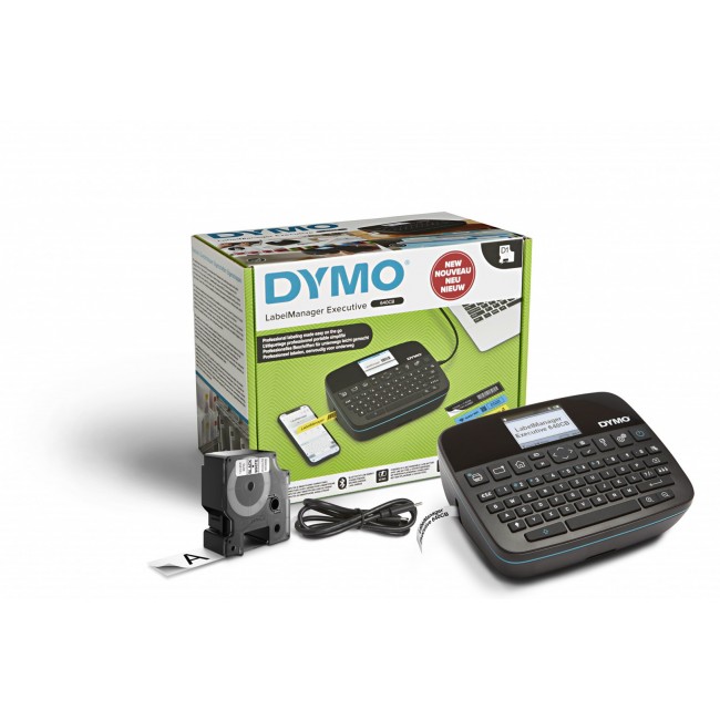 DYMO LabelManager LabelWriter 640CB Portable & Rechargeable Label Maker with Dual Connectivity - 2197370 label printer Direct thermal / Thermal transfer 12 mm/sec QWERTY