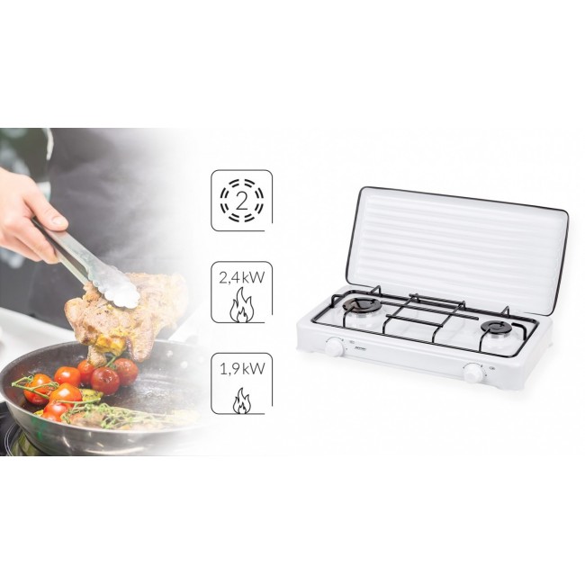 Smile KN-02/1K 2-burner gas cooker