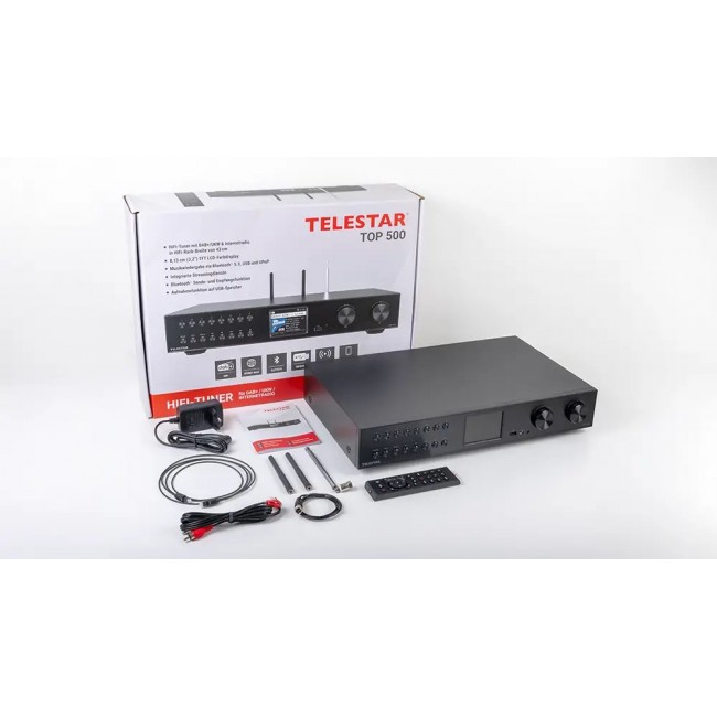 Telestar 5700500 audio tuner Home Black