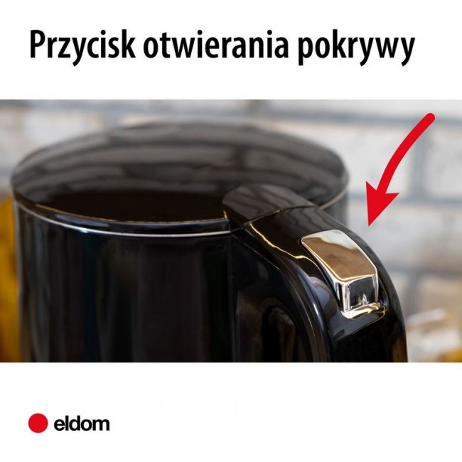 ELDOM CORDLESS KETTLE WITH TEMPERATURE CONTROL C540 JETTY