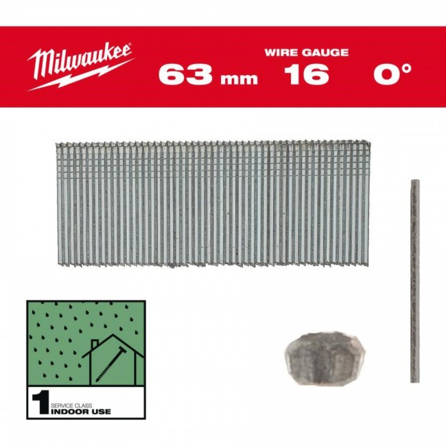 MILWAUKEE PIN PINS 16G/63mm/0 FOR M18 FN16GS /2500pcs.