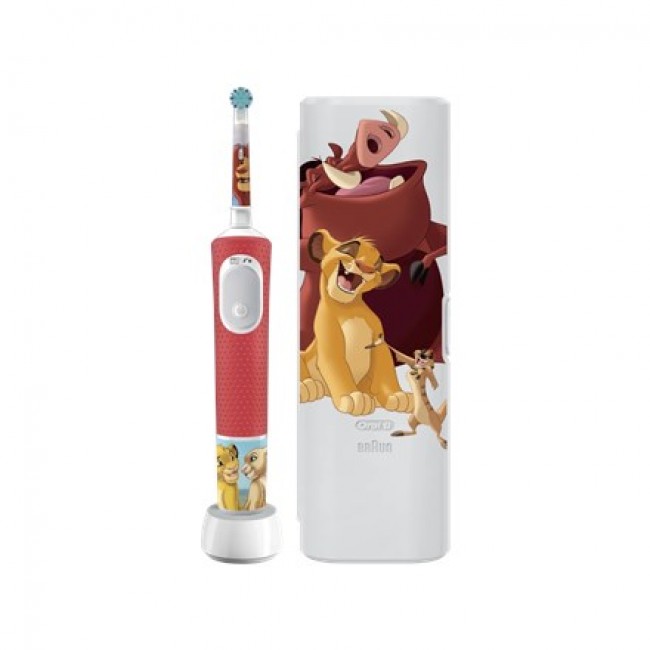 Szczoteczka Oral-B Pro Kids Kr l Lew Czerwona Szczoteczka Oral-B Pro Kids Kr l Lew Czerwona