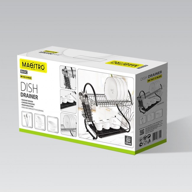 Dish Dryer FEEL MAESTRO MR-1025-53 53 cm (MR-1025-53-BLACK) Black