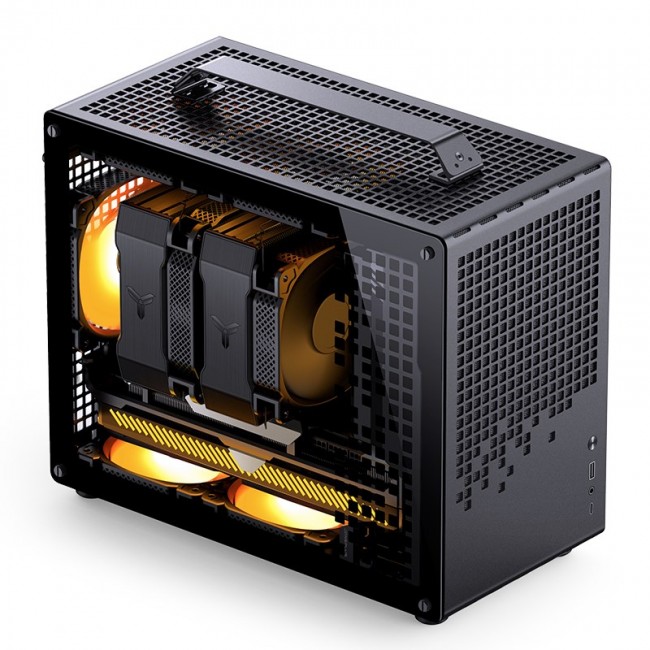 Jonsplus MATX Handle Case Z20 - black Jonsplus MATX Handle Case Z20 - black