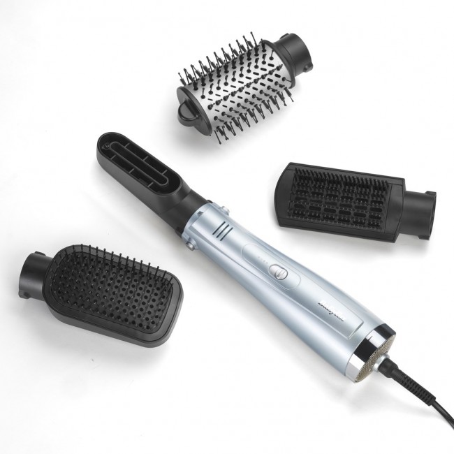 BaByliss Hydro-Fusion Hydro Fusion Smooth & Shape Hot air brush Warm Gray, Silver 1000 W 98.4 BaByliss Hydro-Fusion Hydro Fusion Smooth & Shape Hot air brush Warm Gray, Silver 1000 W 98.4