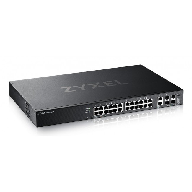 Zyxel XGS2220-30 Managed L3 Gigabit Ethernet (10/100/1000) Black