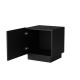Cama Bedside cabinet, 2 pcs, LIVERTI, 45x42x47, black
