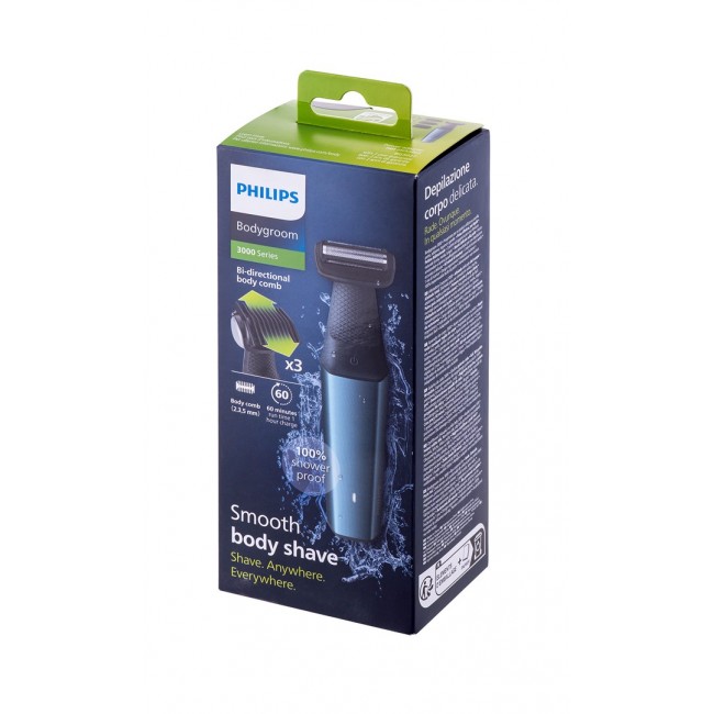 Philips BG3027/05 body groomer/shaver Black, Blue Philips BG3027/05 body groomer/shaver Black, Blue