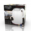 Adler AD 1277 W electric kettle 1.7 L 2200 W White Adler AD 1277 W electric kettle 1.7 L 2200 W White
