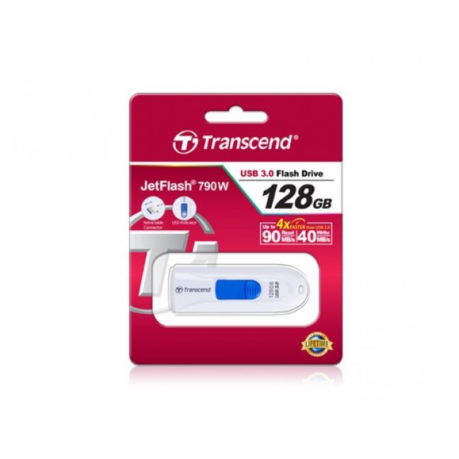 Transcend JetFlash 790 128GB White Transcend JetFlash 790 128GB White