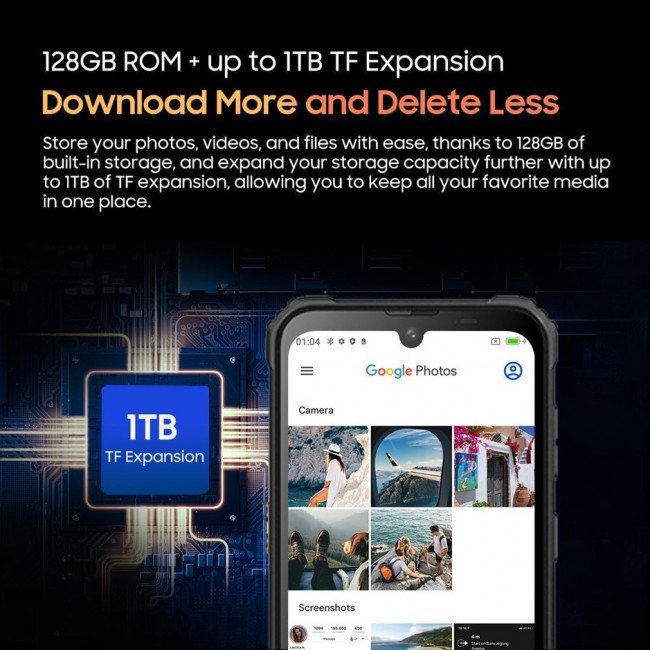 Blackview MOBILE PHONE BV5300 PLUS NFC/8/128GB BLACK 6.1
