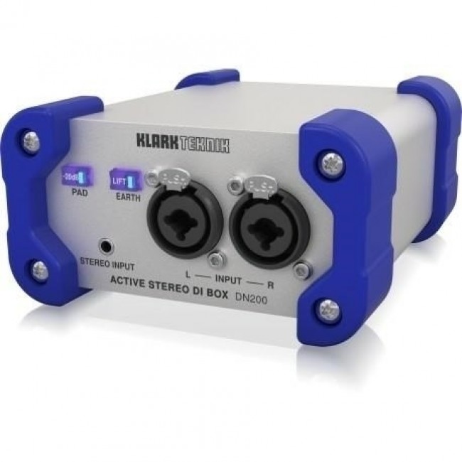 Klark Teknik DN200 V2 DI-Box aktywny 2-kana owy Klark Teknik DN200 V2 DI-Box aktywny 2-kana owy