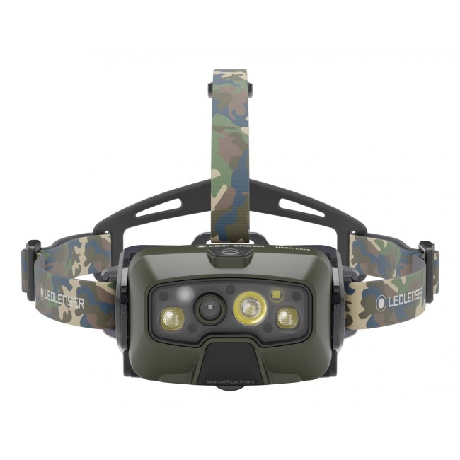 Ledlenser HF8R Core RGB Camouflage - Headband flashlight LED, green