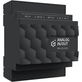 Grenton analog input and output module / supports 1-wire / DIN rail mounting / TF-Bus