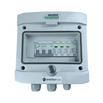 Switchgear attached AC Hermetic IP65 Surge Arrester Emitter Noark Type 1+2, 10A 3-F
