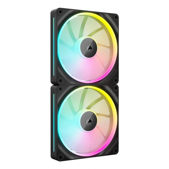 Corsair CO-9051028-WW computer cooling system Computer case Fan 14 cm Black 2 pc(s)