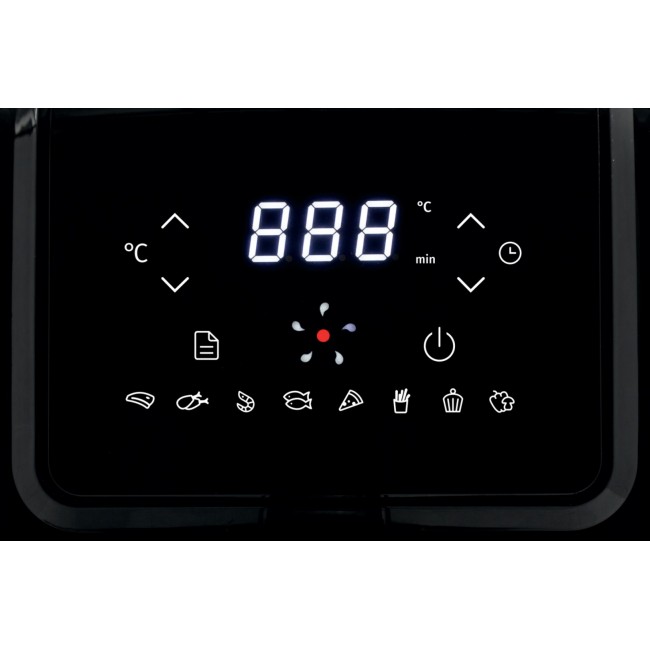 Gorenje AF1700DB Single 5 L Built-in 1700 W Hot air fryer Black, Metallic