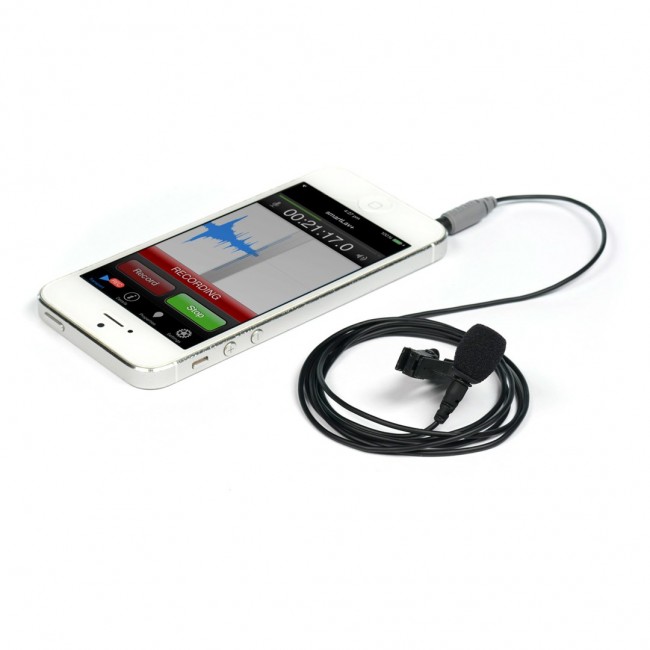 R DE smartLav+ Black Lavalier/Lapel microphone