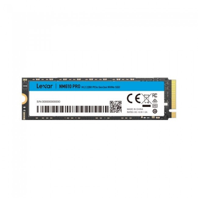 Lexar NM610 PRO 500 GB M.2 PCI Express 3.0 NVMe