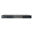 LevelOne GEU-1632 16-Port Gigabit Ethernet Switch, 4-Mode DIP Button, 19