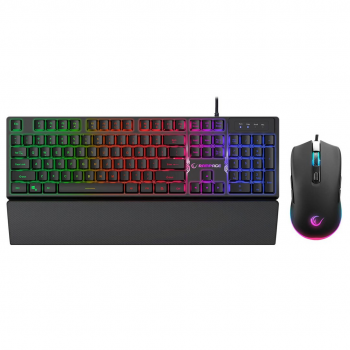 RAMPAGE FORTUNA GAMING SET: KEYBOARD WITH MOUSE PAD AND MOUSE