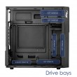 Akyga Obudowa Micro ATX AK19BK USB-C + USB 3.0 + 2x USB 2.0 czarna bez PSu Micro Tower Black