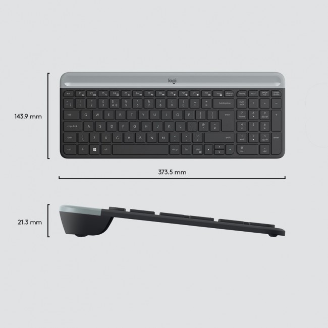 Logitech Slim Wireless Combo MK470