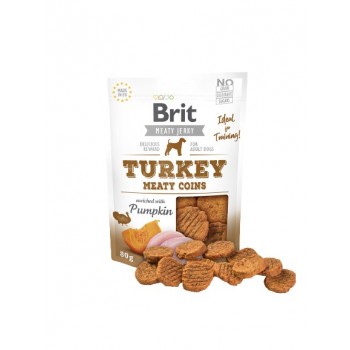 BRIT Turkey Meaty Coins - dog treat - 80 g