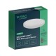 Plafond V-TAC VT-8624S surface-mounted 24W LED IP44 29cm motion detector 4000K 2500lm (SKU 76631) White Plafond V-TAC VT-8624S surface-mounted 24W LED IP44 29cm motion detector 4000K 2500lm (SKU 76631) White